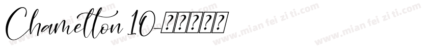 Chamelton 10字体转换